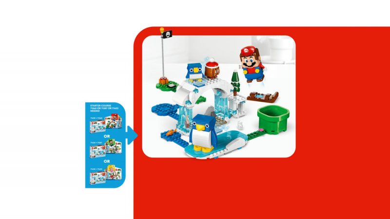 LEGO® Super Mario™ 71430 Sněhové dobrodružství s rodinou penguin – rozšiřující set