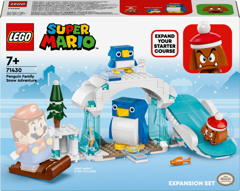 LEGO® Super Mario™ 71430 Sněhové dobrodružství s rodinou penguin – rozšiřující set