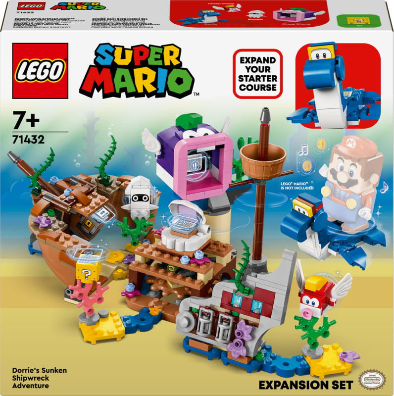 LEGO® Super Mario™ 71432 Dorrie a dobrodružství ve vraku lodi – rozšiřující set