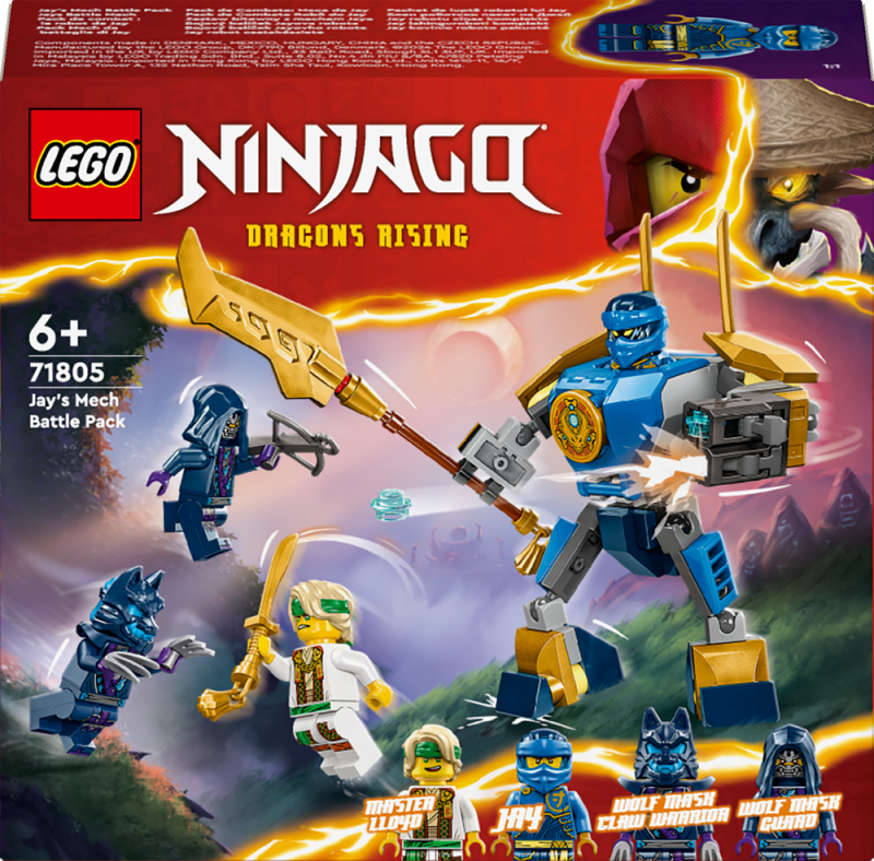 LEGO® NINJAGO® 71805 Bojový balíček Jayova robota