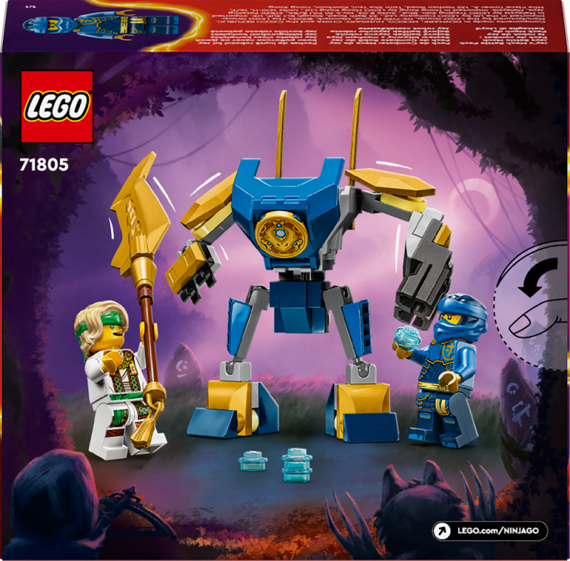 LEGO® NINJAGO® 71805 Bojový balíček Jayova robota