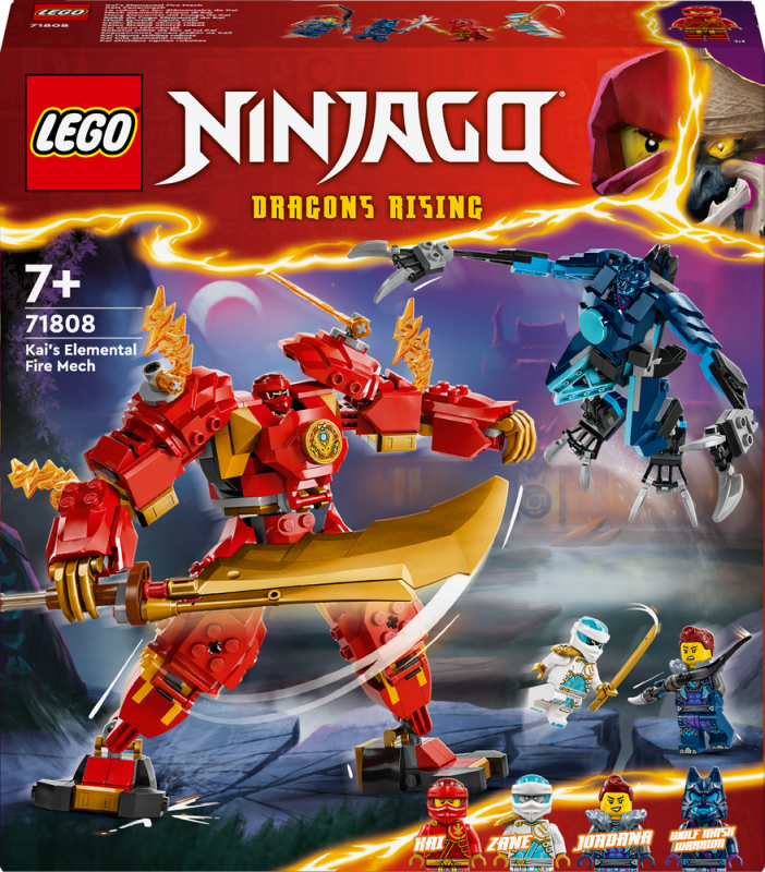 LEGO® NINJAGO® 71808 Kaiův živelný ohnivý robot