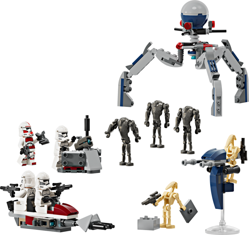 LEGO® Star Wars™ 75372 Bitevní balíček klonového vojáka a bitevního droida