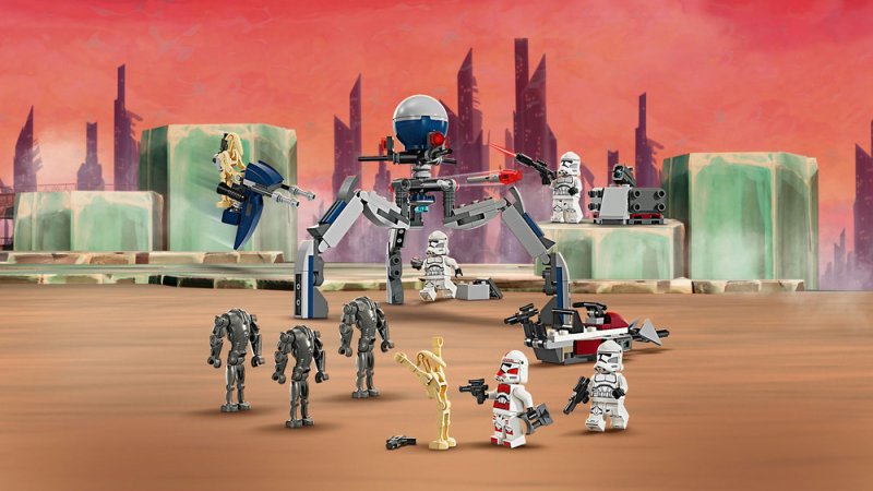 LEGO® Star Wars™ 75372 Bitevní balíček klonového vojáka a bitevního droida