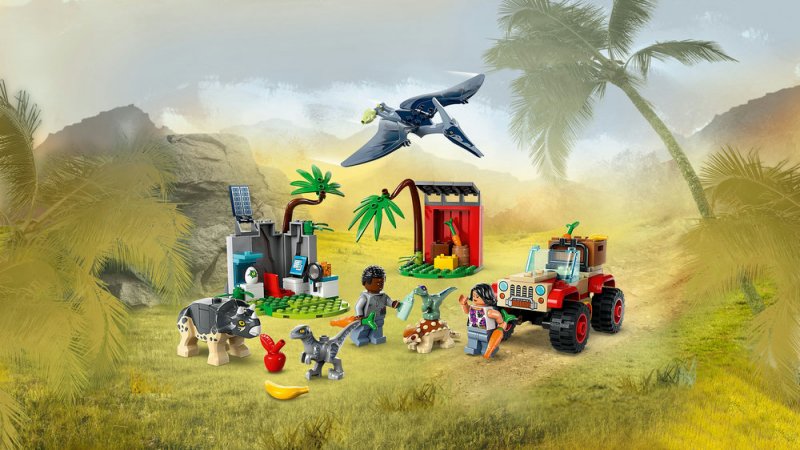 LEGO® Jurassic World 76963 Záchranářské středisko pro dinosauří mláďata