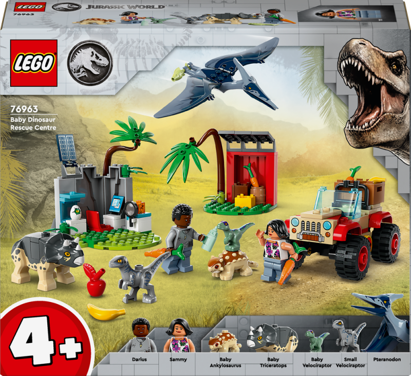 LEGO® Jurassic World 76963 Záchranářské středisko pro dinosauří mláďata