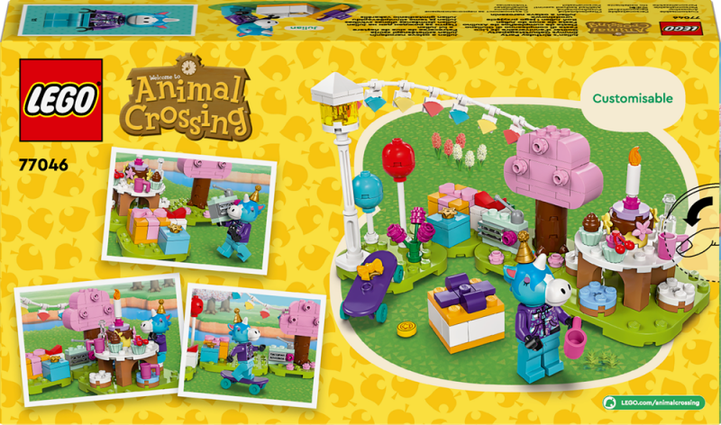 LEGO® Animal Crossing™ 77046 Julian a oslava narozenin