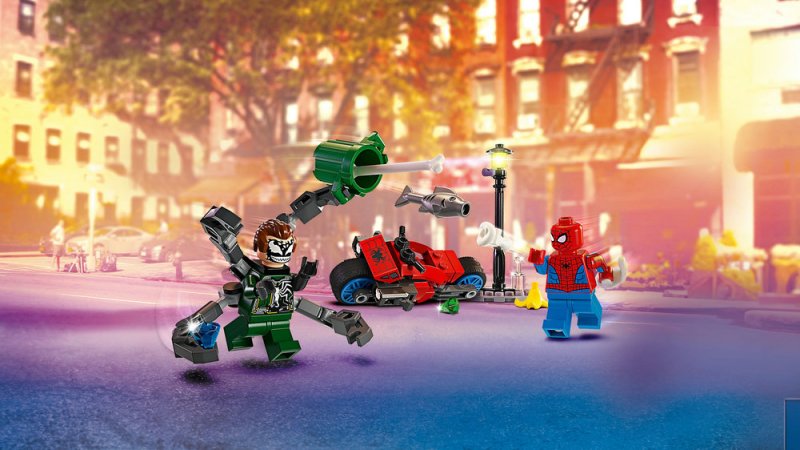 LEGO® Marvel 76275 Honička na motorce: Spider-Man vs. Doc Ock