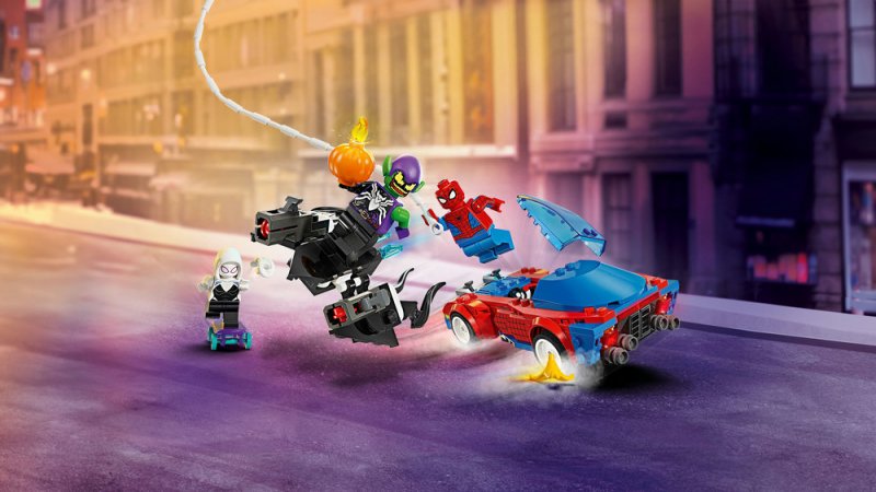 LEGO® Marvel 76279 Spider-Manovo závodní auto a Venom Zelený goblin