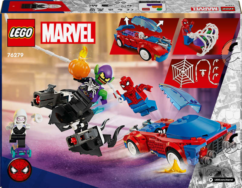 LEGO® Marvel 76279 Spider-Manovo závodní auto a Venom Zelený goblin