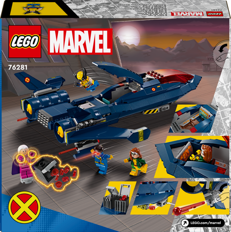 LEGO® Marvel 76281 Tryskáč X-Men X-Jet