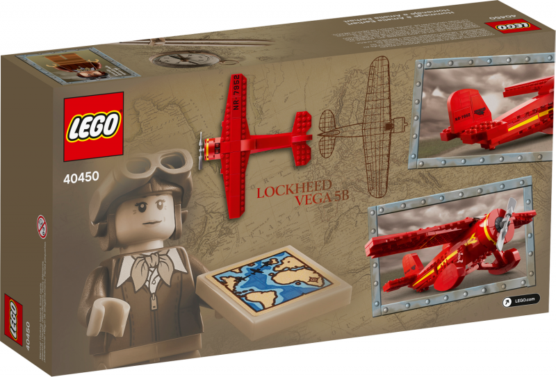 LEGO® 40450 Pocta Amelii Earhartové