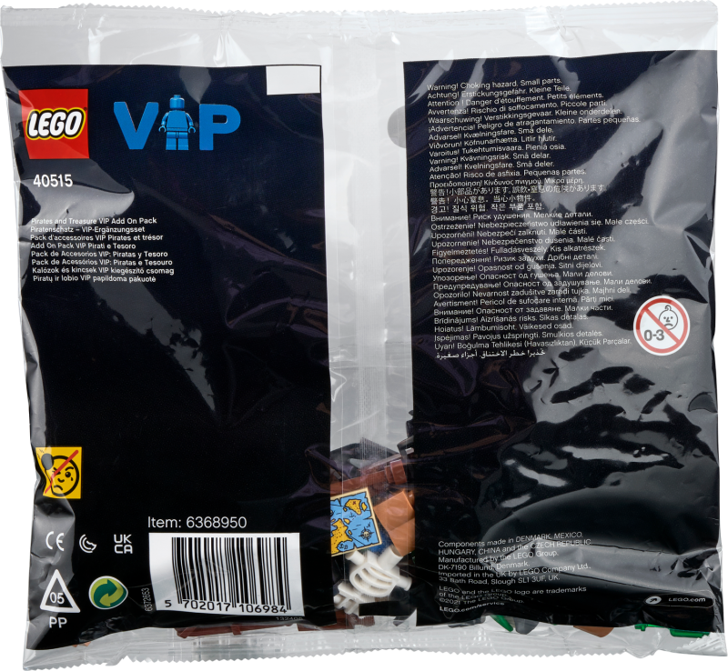 LEGO® 40515 VIP doplňky – Piráti a poklady