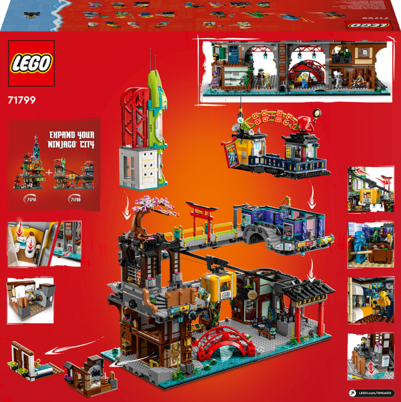 LEGO® NINJAGO® 71799 Trhy v NINJAGO® City