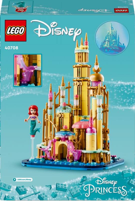 LEGO® I Disney Princess™ 40708 Miniaturní hrad Disneyho Ariel