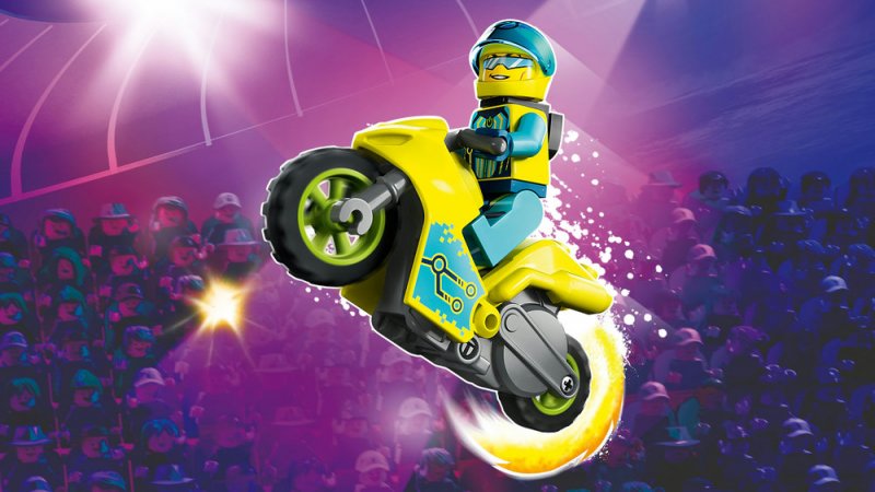 LEGO® City 60358 Kaskadérská kybermotorka