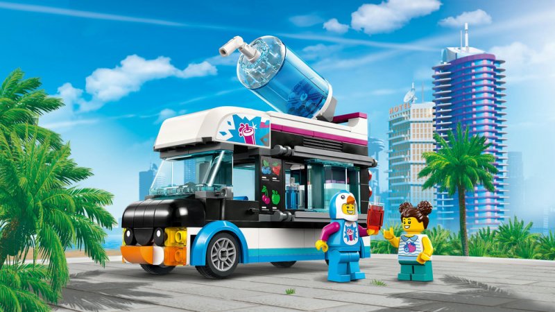 LEGO® City 60384 Tučňáčí dodávka s ledovou tříští