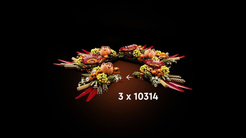 LEGO® Botanicals 10314 Dekorace ze sušených květů