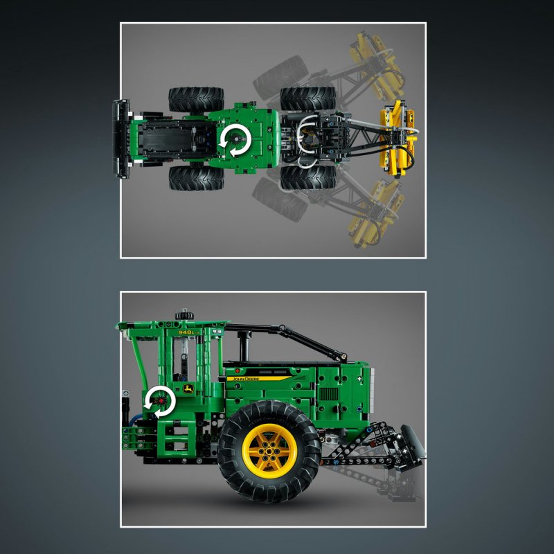 LEGO® Technic 42157 Lesní traktor John Deere 948L-II