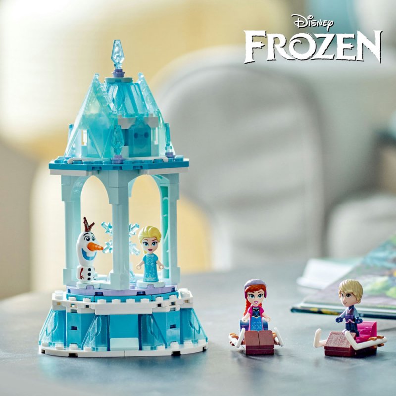 LEGO® I Disney Princess™ 43218 Kouzelný kolotoč Anny a Elsy