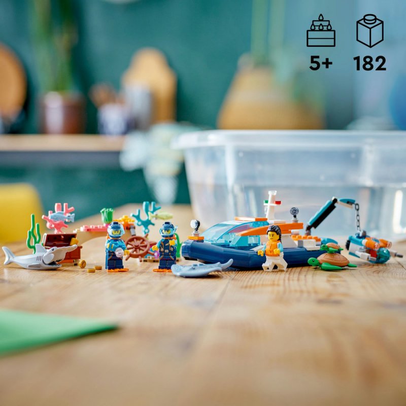 LEGO® City 60377 Průzkumná ponorka potápěčů