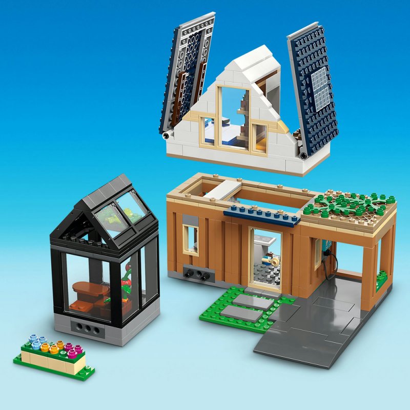 LEGO® City 60398 Rodinný dům a elektromobil