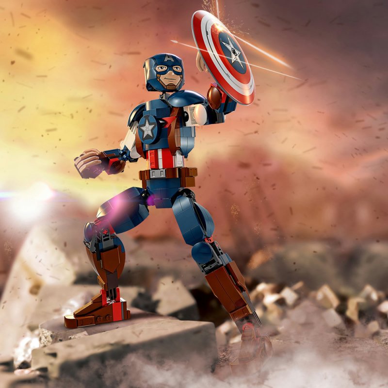 LEGO® Marvel 76258 Sestavitelná figurka: Captain America