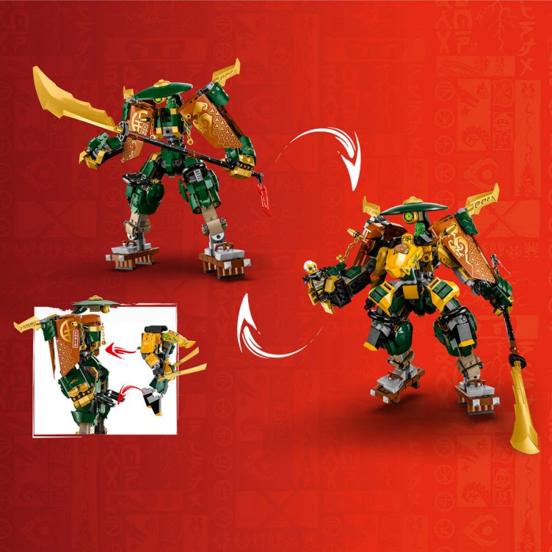 LEGO® NINJAGO® 71794 Lloyd, Arin a jejich tým nindža robotů