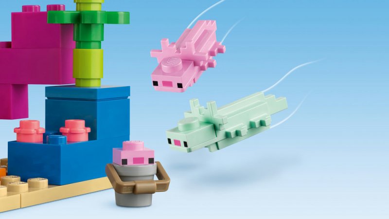 LEGO® Minecraft® 21247 Domeček axolotlů