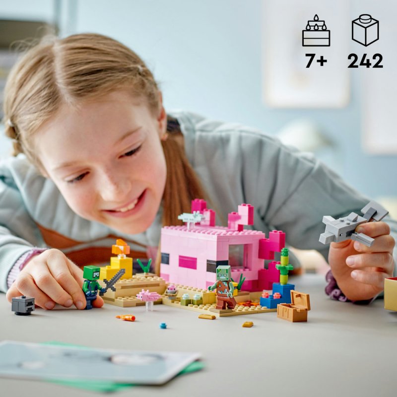 LEGO® Minecraft® 21247 Domeček axolotlů