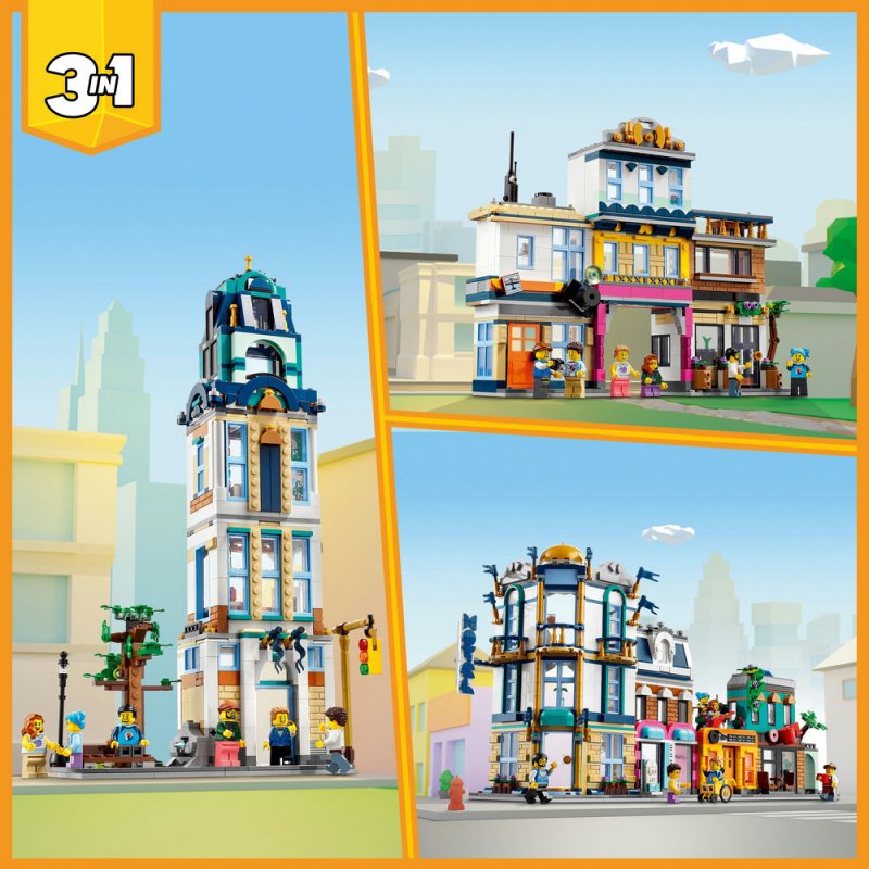 LEGO® Creator 3 v 1 31141 Hlavní ulice