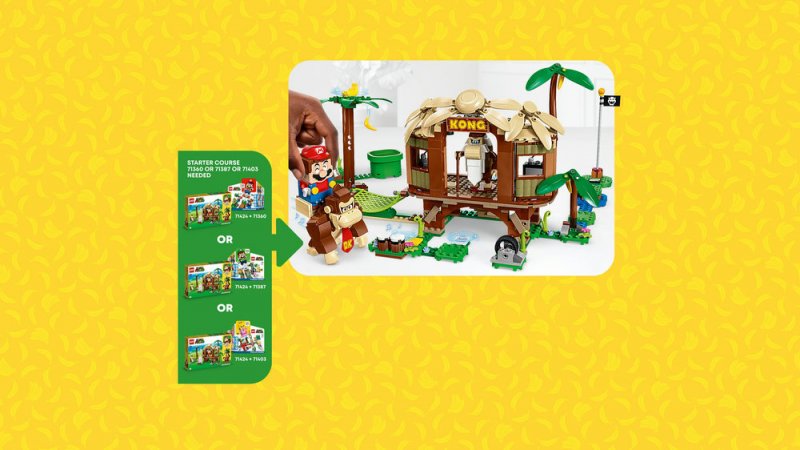 LEGO® Super Mario™ 71424 Donkey Kongův dům na stromě – rozšiřující set