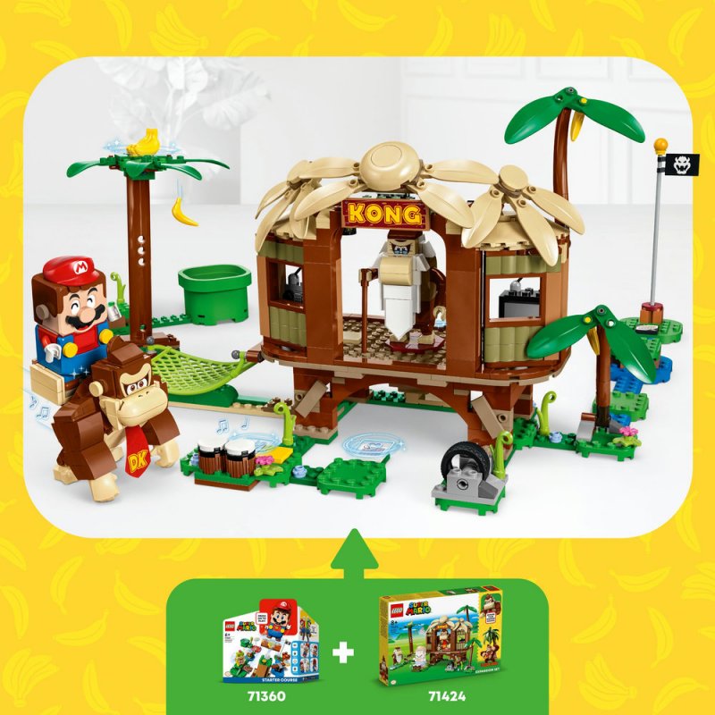 LEGO® Super Mario™ 71424 Donkey Kongův dům na stromě – rozšiřující set