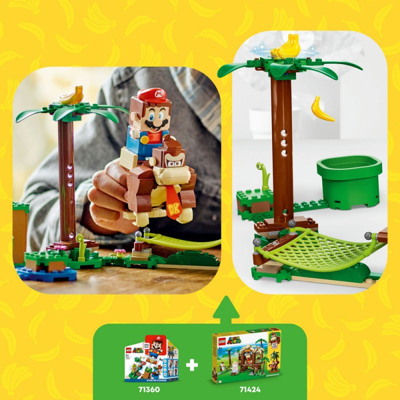 LEGO® Super Mario™ 71424 Donkey Kongův dům na stromě – rozšiřující set