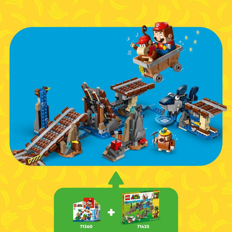 LEGO® Super Mario™ 71425 Diddy Kongova jízda v důlním vozíku – rozšiřující set