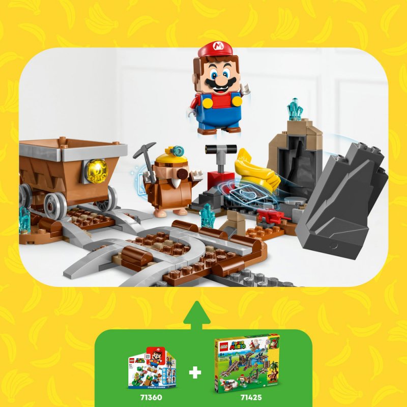 LEGO® Super Mario™ 71425 Diddy Kongova jízda v důlním vozíku – rozšiřující set