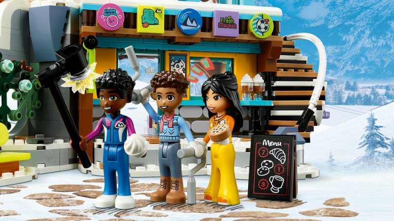 LEGO® Friends 41756 Lyžařský resort s kavárnou