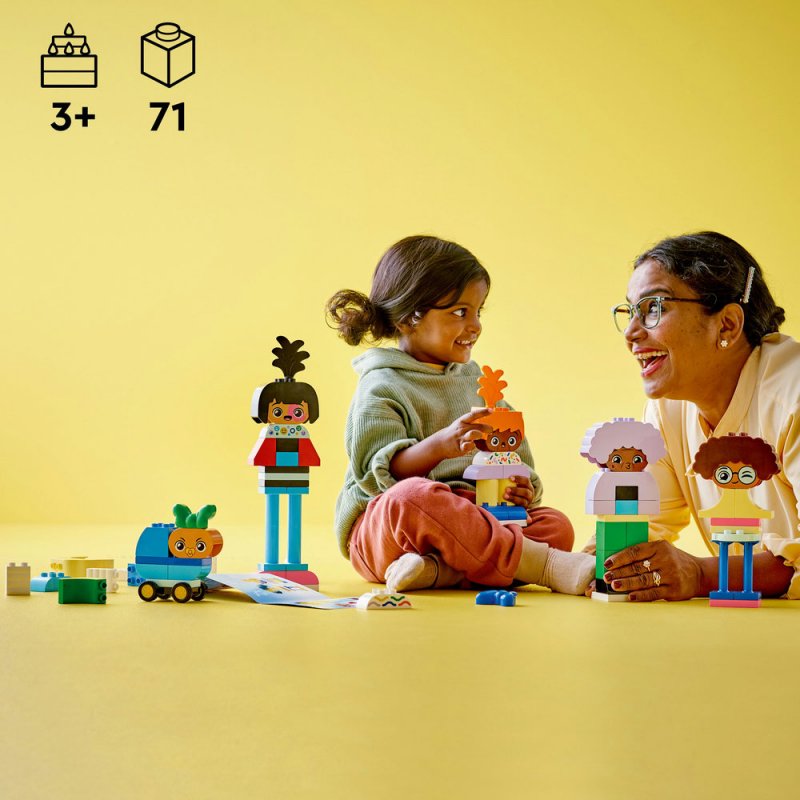 LEGO® DUPLO® 10423 Sestavitelní lidé s velkými emocemi