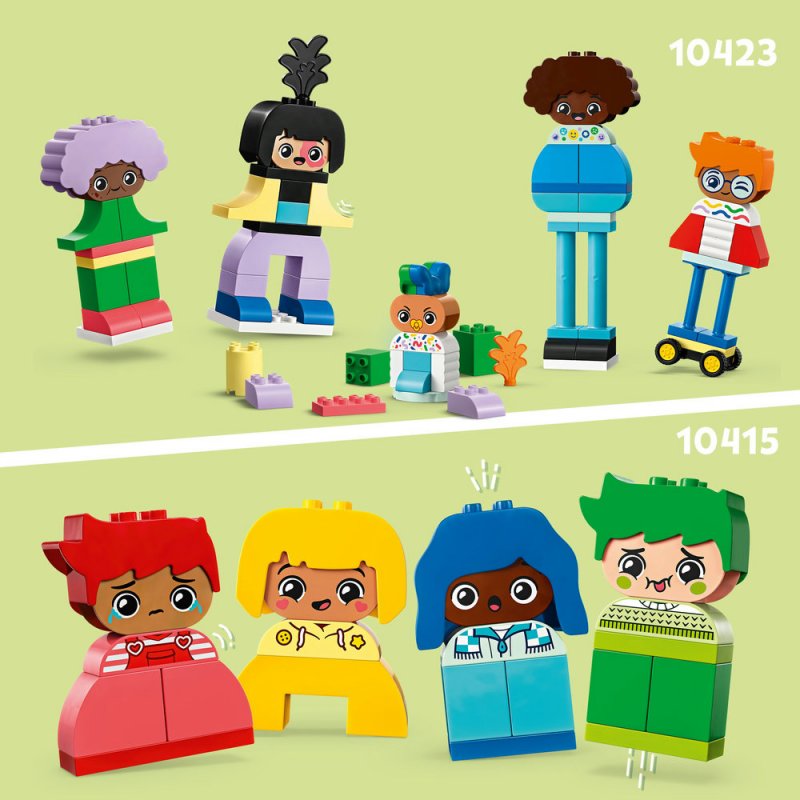 LEGO® DUPLO® 10423 Sestavitelní lidé s velkými emocemi