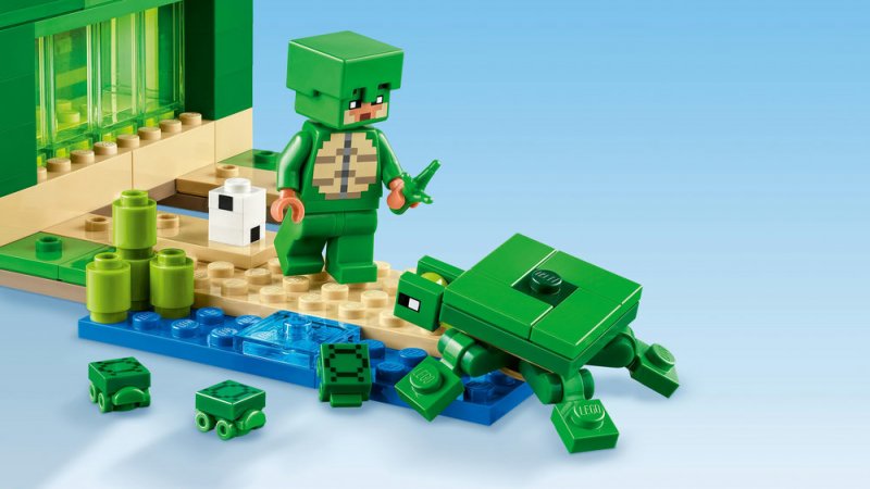 LEGO® Minecraft® 21254 Želví domek na pláži