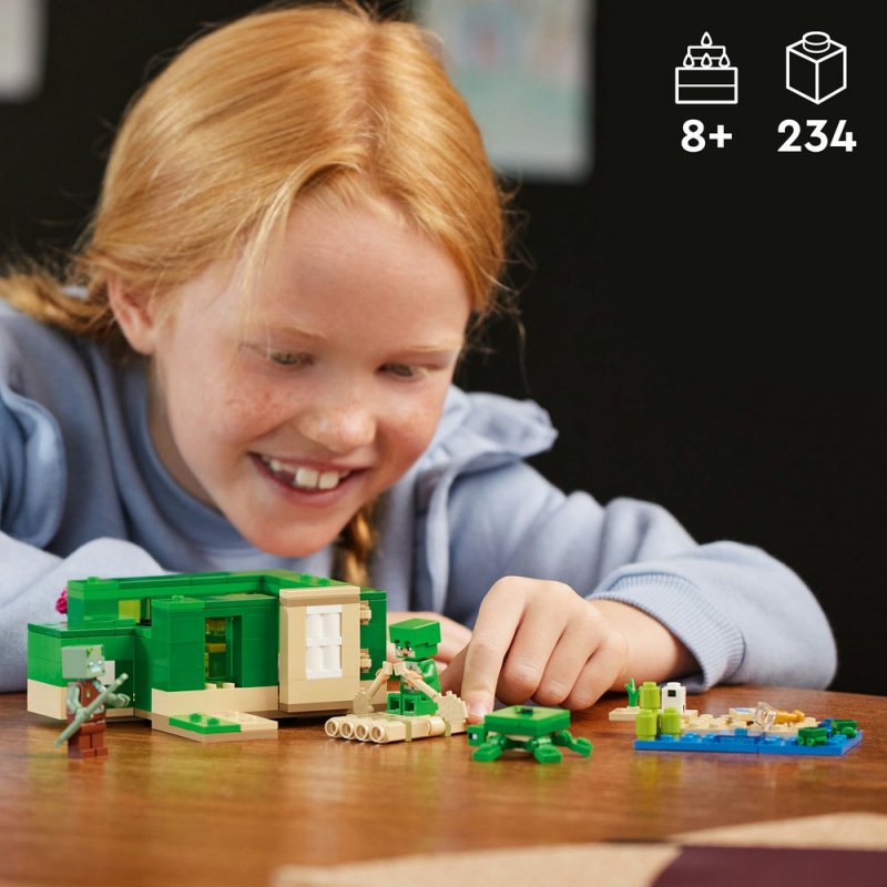 LEGO® Minecraft® 21254 Želví domek na pláži