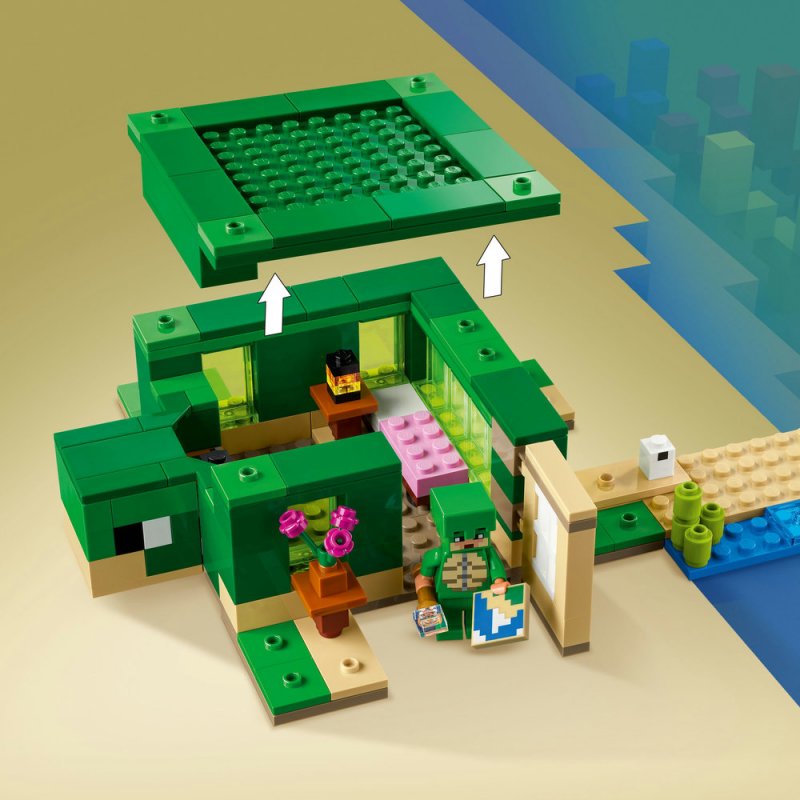 LEGO® Minecraft® 21254 Želví domek na pláži