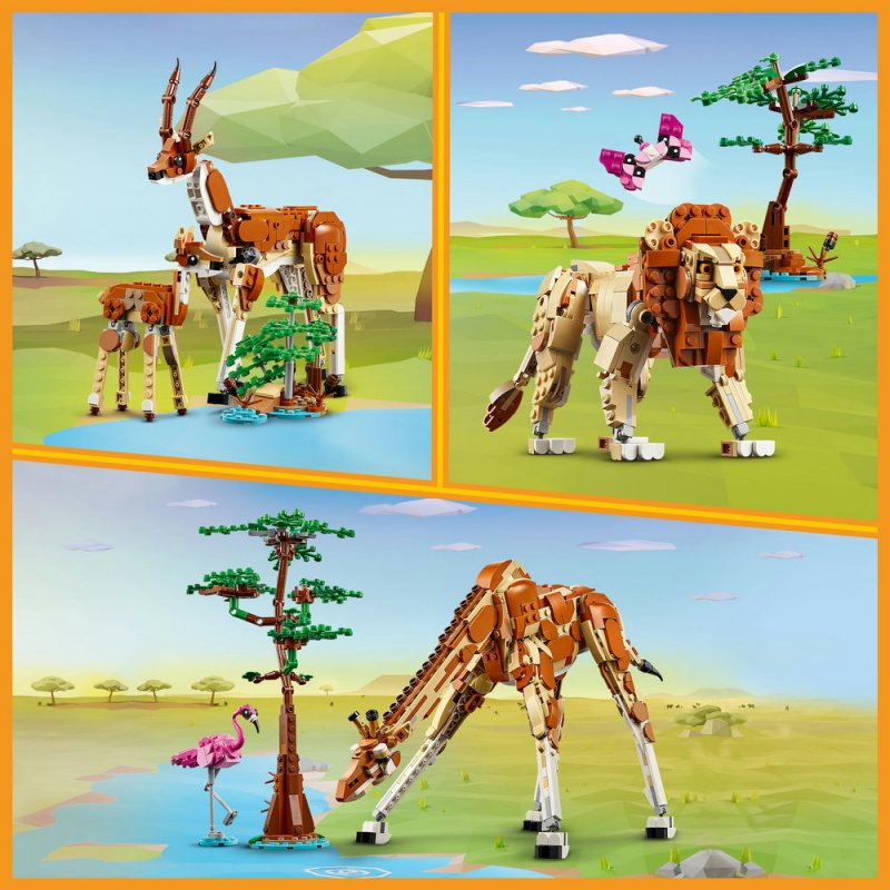 LEGO® Creator 31150 Divoká zvířata ze safari