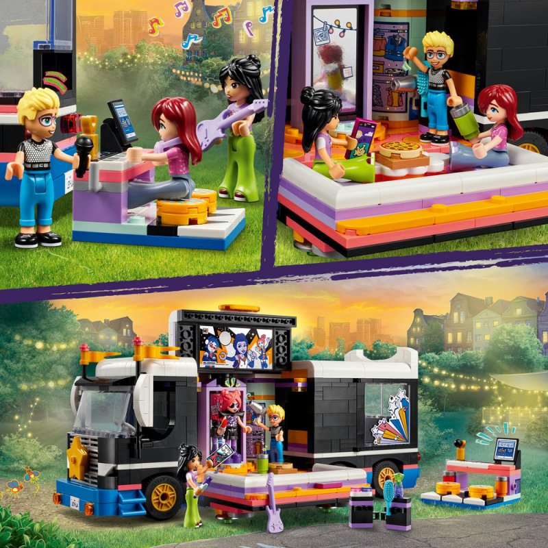 LEGO® Friends 42619 Autobus pro turné popových hvězd