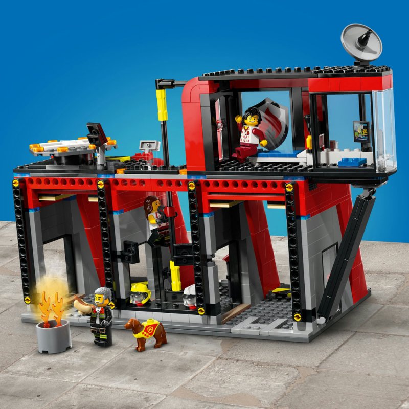 LEGO® City 60414 Hasičská stanice s hasičským vozem