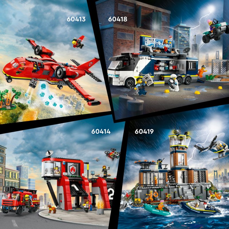 LEGO® City 60414 Hasičská stanice s hasičským vozem