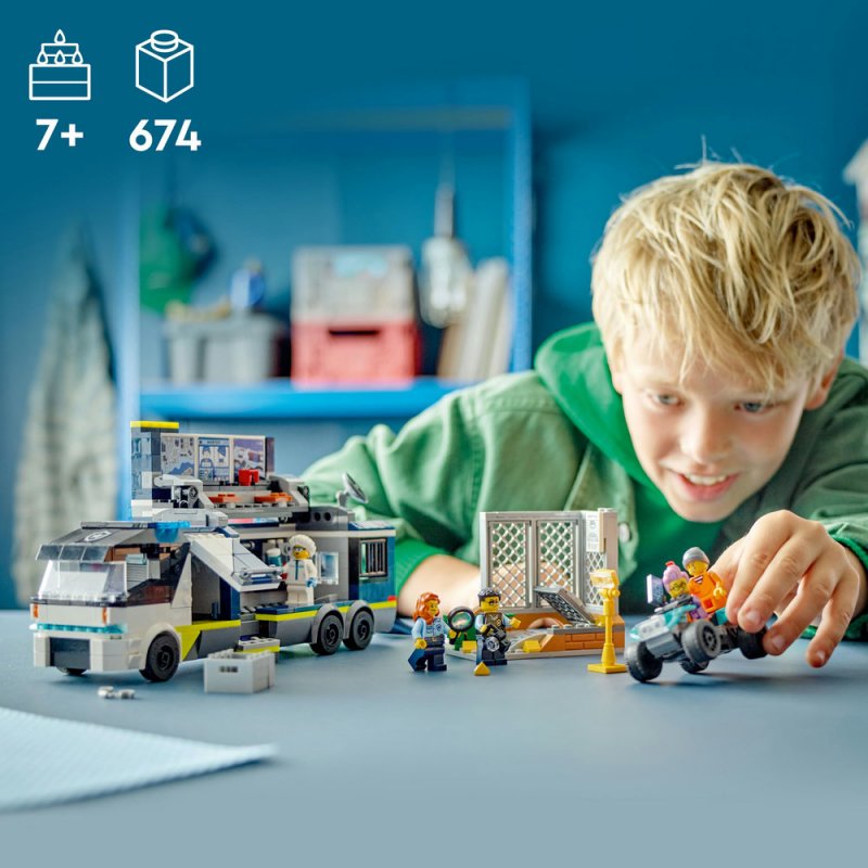 LEGO® City 60418 Mobilní kriminalistická laboratoř policistů