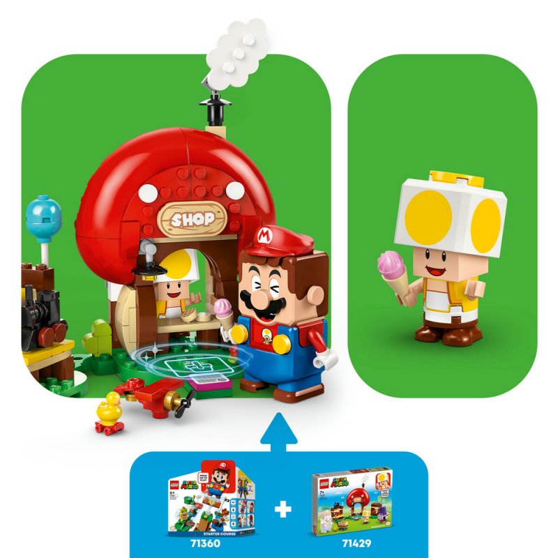 LEGO® Super Mario™ 71429 Nabbit v Toadově obchůdku – rozšiřující set