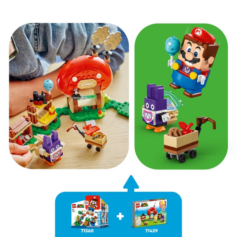 LEGO® Super Mario™ 71429 Nabbit v Toadově obchůdku – rozšiřující set