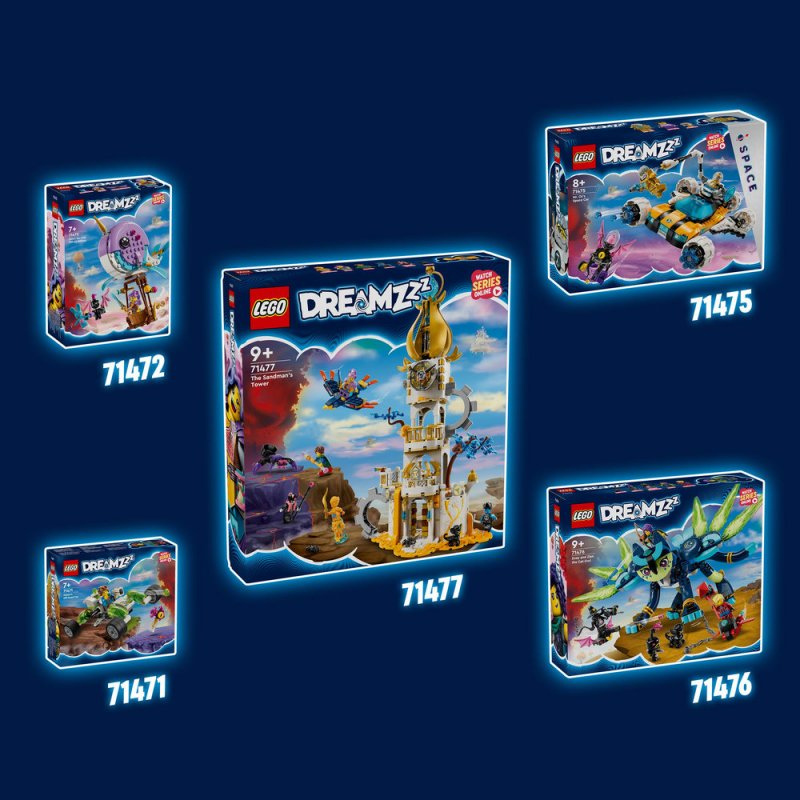 LEGO® DREAMZzz™ 71472 Izzie a její horkovzdušný balón ​ve tvaru narvala